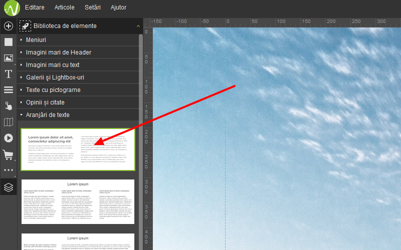 Alege una din cele 12 categorii noi secțiuni Alege una din cele 12 categorii noi secțiuni