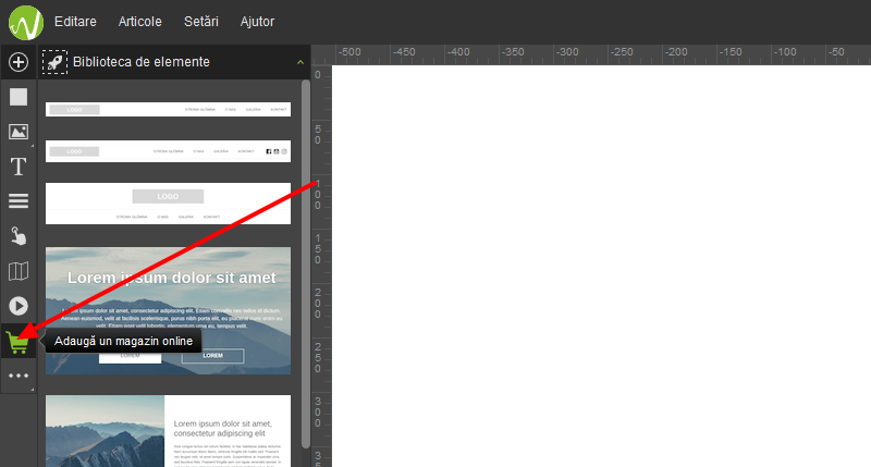 Creează un magazin online Creează un magazin online